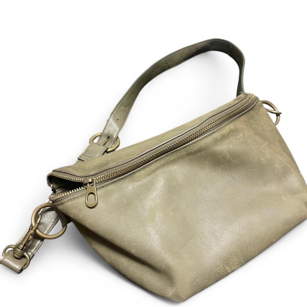 Olive green Elegant Tan Shoulder Bag